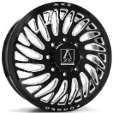 AXE AF10 FORGED Dually Gloss Black Milled Front